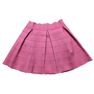 Devlin Pink Pleated Rubber Bandage Skirt Size Medium